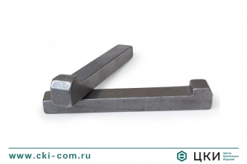 Шпонка клиновая врезная с головкой DIN 6887