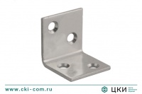 Пластина перфорированная угловая с одинаковыми отверстиями