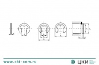 Шайба стопорная упорная быстросъёмная DIN 6799