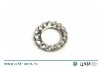 Шайба стопорная с упругими зубцами DIN 6798 А