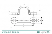 Скоба-хомут М 8127