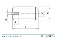 Винт DIN 438