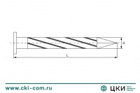 Гвоздь винтовой