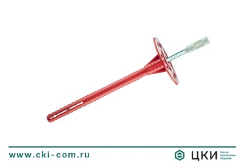 Дюбель для теплоизоляции IZL-T с металлическим гвоздем и увел. термоголовкой
