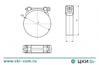 Хомут силовой W2
