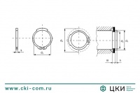 Кольцо стопорное DIN 471