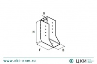 Опора бруса (закрытая)