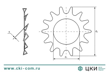 Шайба стопорная зубчатая DIN 6797