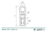 Блок с вертлюгом одинарный