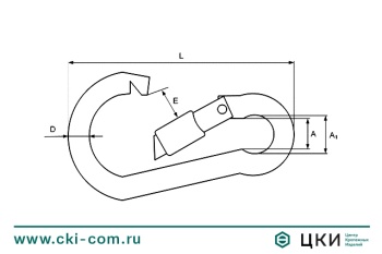 Карабин пожарный DIN 5299 D