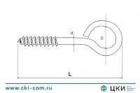 Шуруп-кольцо GS