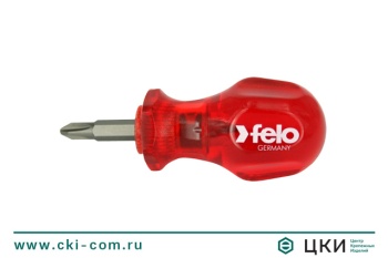 Отвёртка двусторонняя короткая Felo