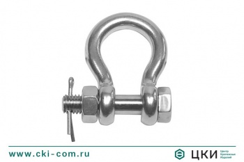 Скоба монтажная кованая омегаобразная со шплинтом art. 814068