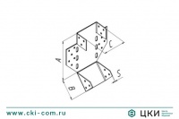 Опора бруса открытая универсальная