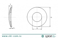 Шайба пружинная DIN 137 A
