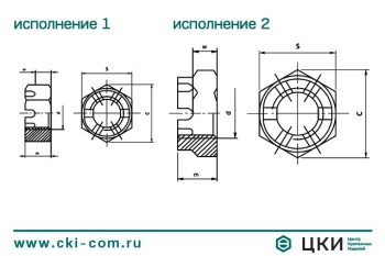 Гайка DIN 979