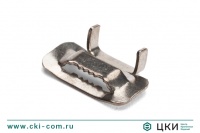 Бугель для монтажной ленты стальной нержавеющий