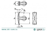 Болт анкерный DIN 25193 с гайкой
