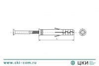 Дюбель фасадный Sormat KAT TORX с потайным шурупом