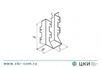 Открытая опора бруса "Американка" (тип 2)