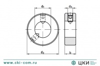 Кольцо установочное DIN 703