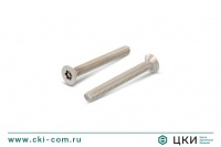 Винты антивандальные (безопасные) с потайной головкой 9123/88117, ~ISO14582 (~DIN7991)