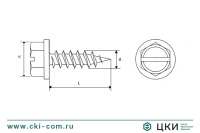 Саморез остроконечный ш/ш