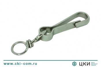 Карабин пружинный с вертлюгом