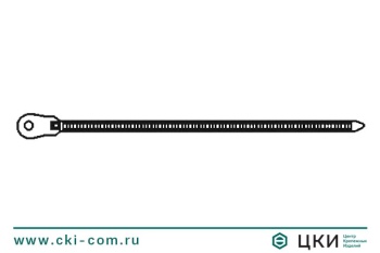 Стяжка кабельная с петлёй