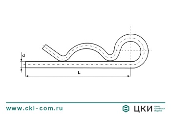 Шплинт пружинный (чека) М8273-Н