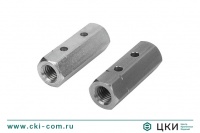 Гайка удлинённая с отверстиями DIN 1479