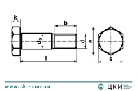 Болт DIN 610