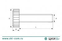 Опора резьбовая для мебели