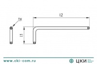 Ключ Г-образный art.9128