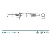 Дюбель фасадный Fischer FUR FUS с шестигранным шурупом