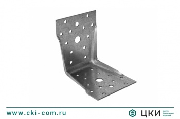 Пластина угловая усиленная "Т-34" с отверстиями разного диаметра