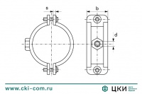 Хомут сантехнический М8