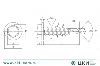 Саморез ~DIN 7504 K сверлоконечный