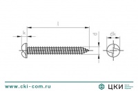 Саморез антивандальный art. 9130