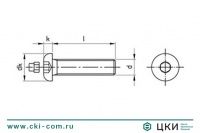 Винт антивандальный art. 9140