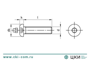 Винт антивандальный art. 9140