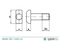 Болт пазовый Т-образный DIN 261