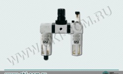 Фильтр с регулятором давления+лубрикатор G-FRL 180 1/4