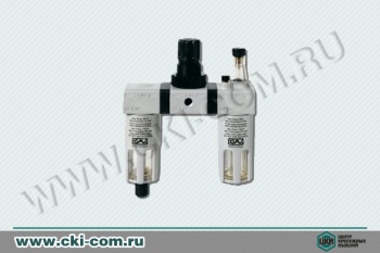Фильтр с регулятором давления+лубрикатор G-FRL 180 1/4