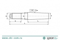 Штифт конический DIN 258