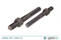 Шпилька резьбовая приварная с гайкой DIN 525