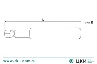 Держатель бит магнитный 1/4