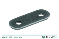 Пластина мебельная прямая скруглённая