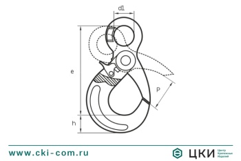 Крюк с принудительным закрыванием VK