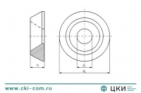 Шайба-розетка NFE 27-619, art.9081, art. 88965, art. 88966